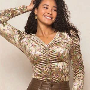 Ivy City Juliet top in floral